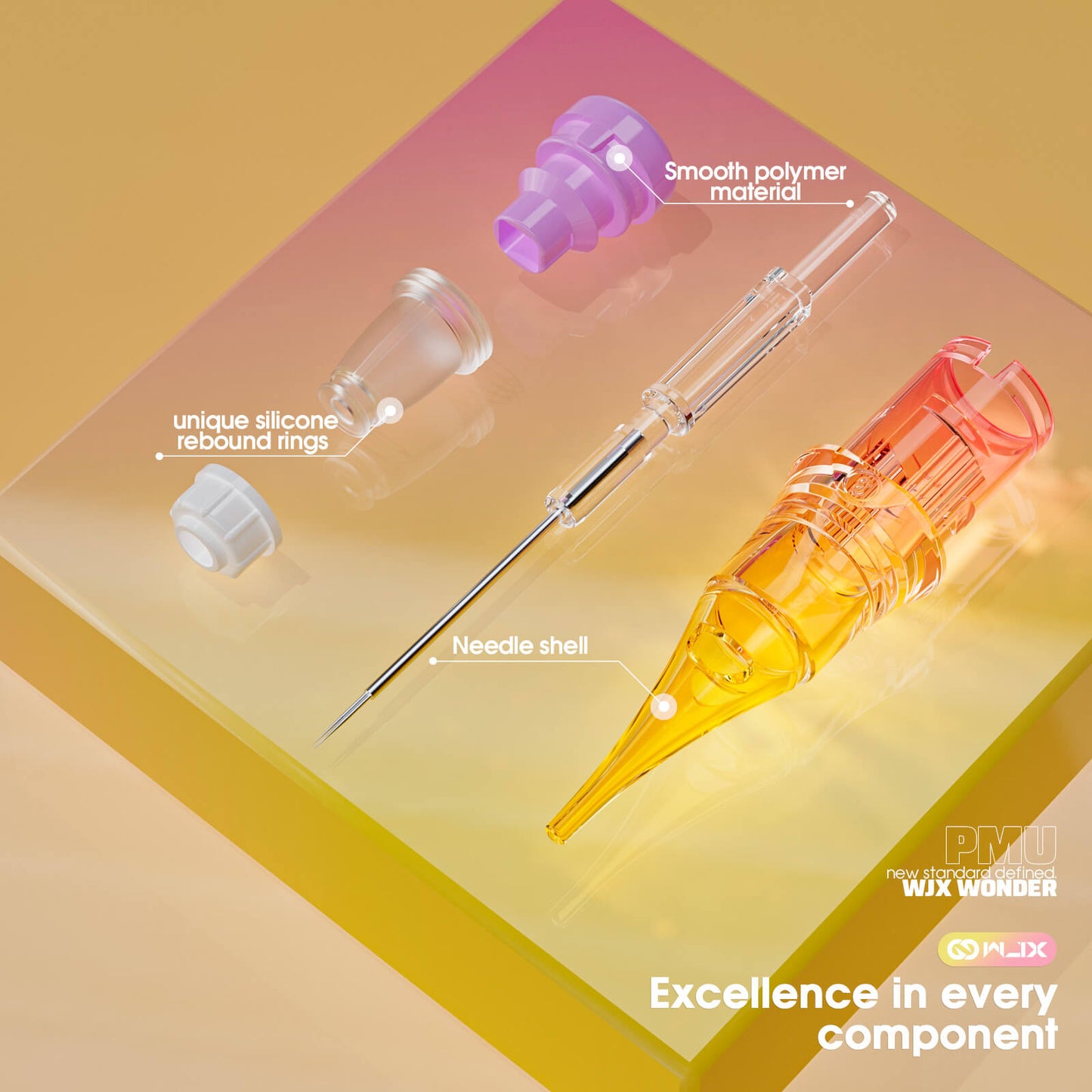 WJX Wonder Permanent Makeup PMU Tattoo Cartridges Needles