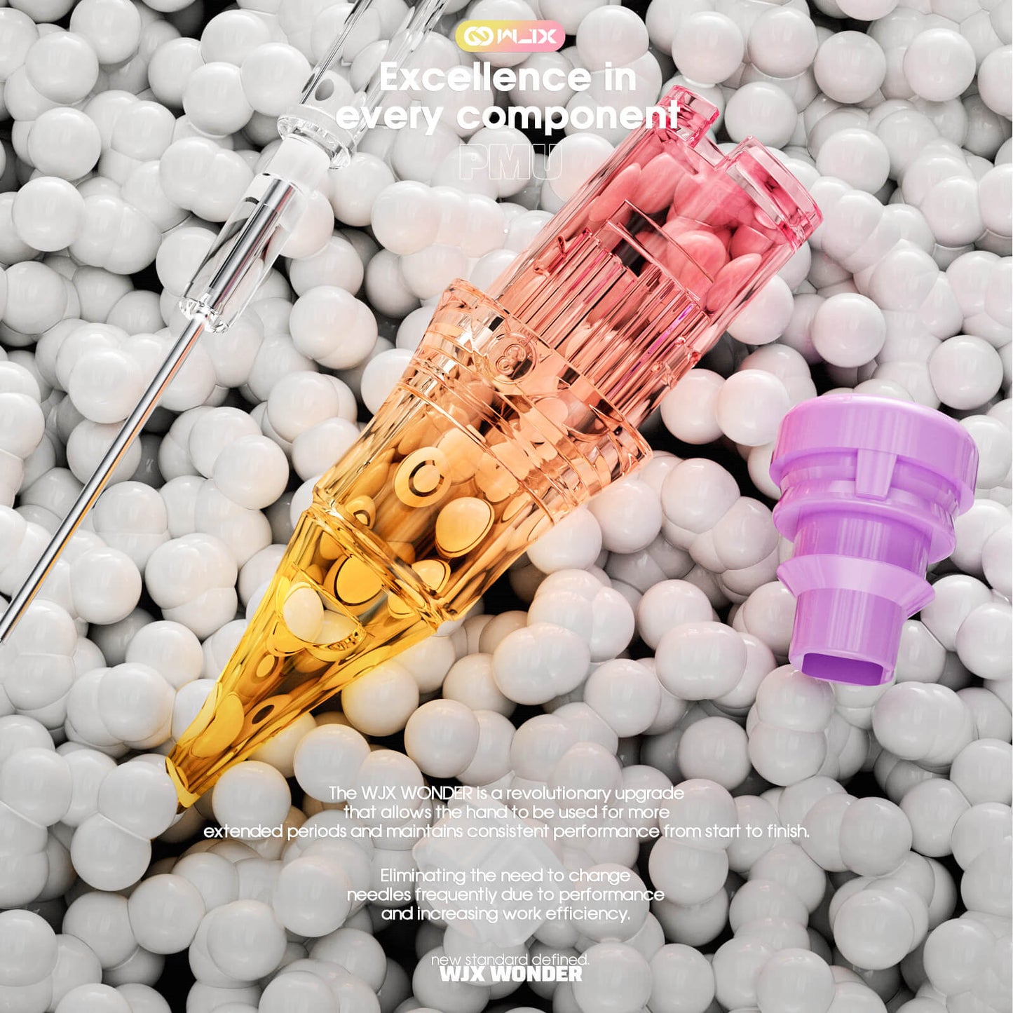 WJX Wonder Permanent Makeup PMU Tattoo Cartridges Needles