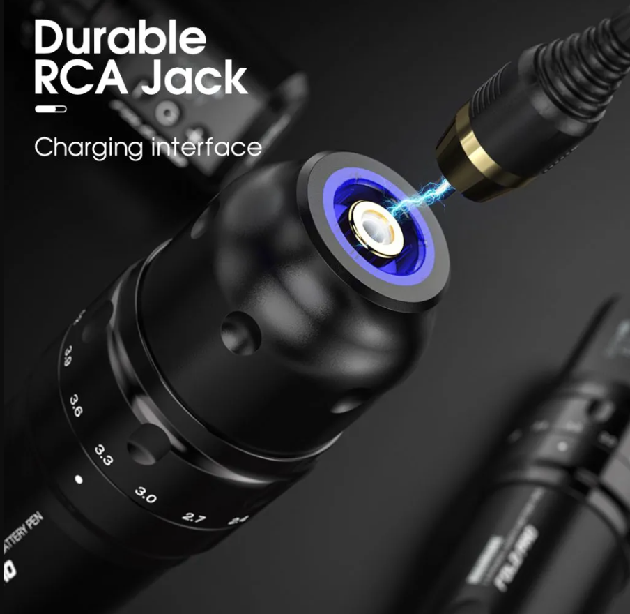 Dragonhawk Wireless Tattoo Pen Machine with 7 Stroke Length | Fold Pro |Two Batteries (WQP031)