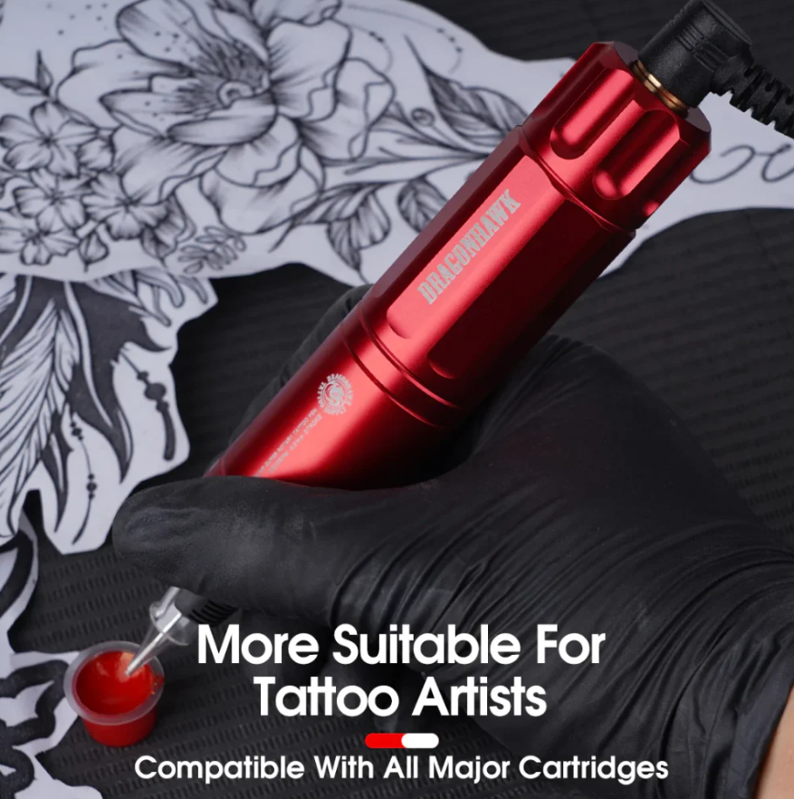 Dragonhawk Tattoo Machine Rotary Pen 4mm Stroke Length | M6 (WQ - 389)
