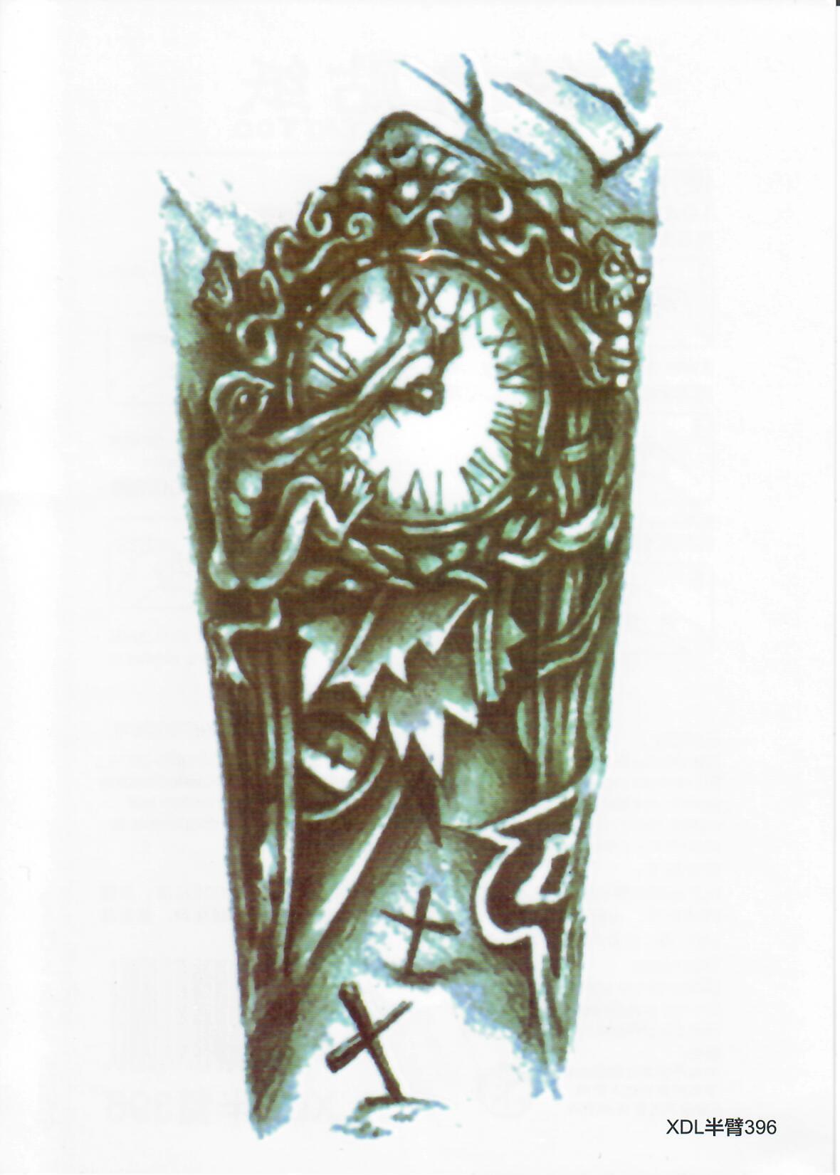 Half Sleeve Tattoo Sticker 21cmX15cm (396)