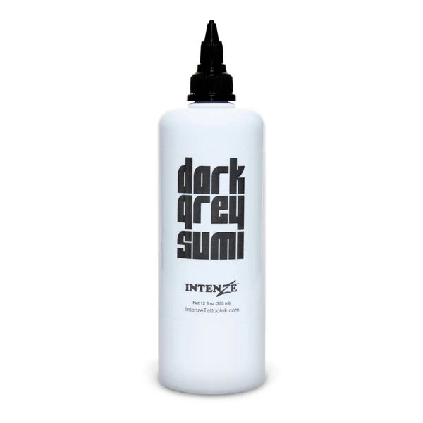 Intenze Japanese Tattoo Ink - Dark Grey 12oz