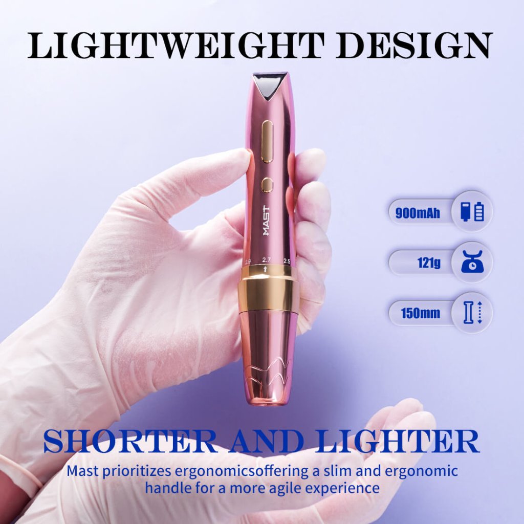 Dragonhawk Wireless Tattoo Pen Machine With 2.2MM-3.2MM Adjustable Strokes Permanent Makeup (WQP053)