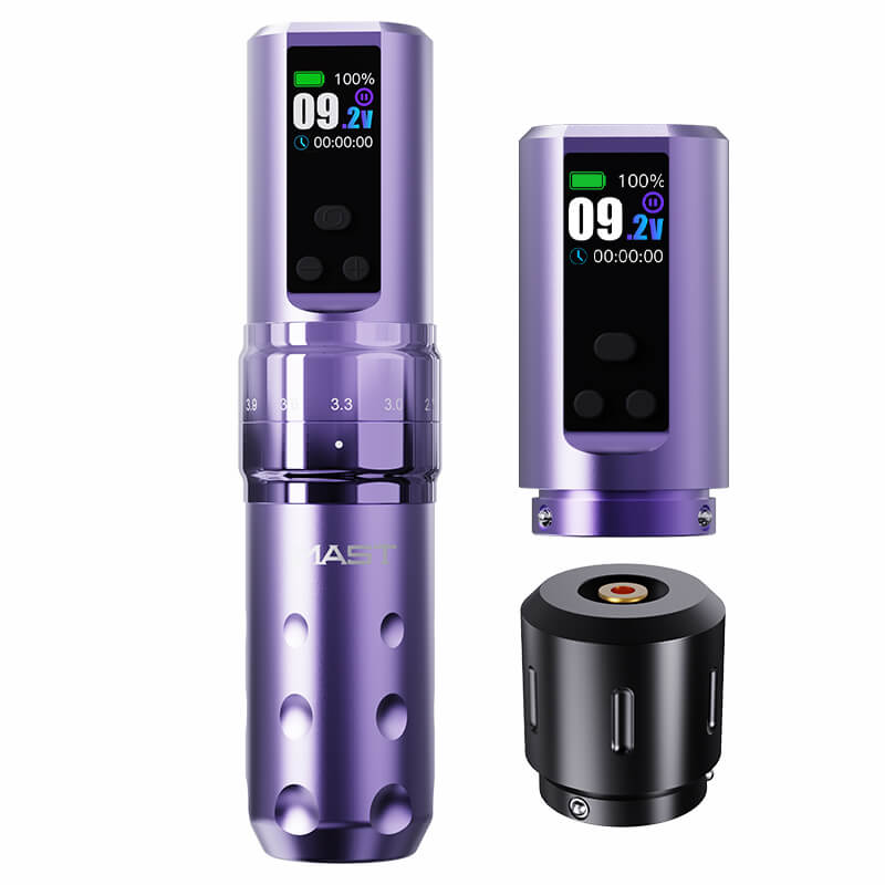 Mast Fold2 Pro Wireless Tattoo Pen (Color) Machine 2 Replaceable Batteries (WQP076 - 11)