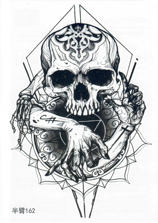 Half Sleeve Tattoo Sticker 21cmX15cm (162)