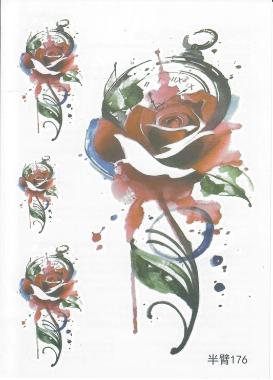 Half Sleeve Tattoo Sticker 21cmX15cm (176)