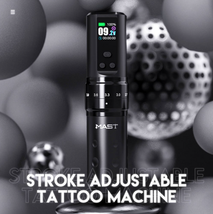 Mast Fold2 Pro Wireless Tattoo Pen Machine 2 Replaceable Batteries (WQP076)