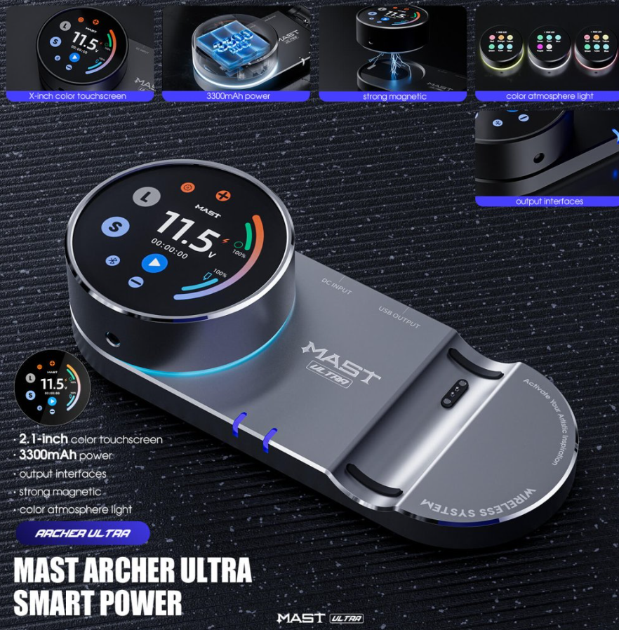 MAST Archer Ultra Smart Wireless Tattoo Machine Pen Bluetooth