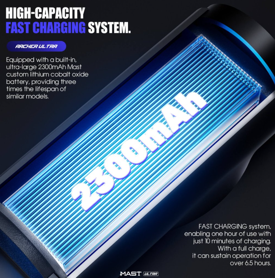 MAST Archer Ultra Smart Wireless Tattoo Machine Pen Bluetooth