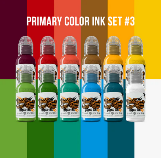 Primary Color Set 3# - 12 x 1oz