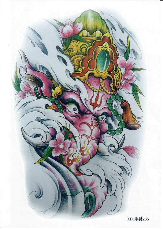 Half Sleeve Tattoo Sticker 21cmX15cm (265)