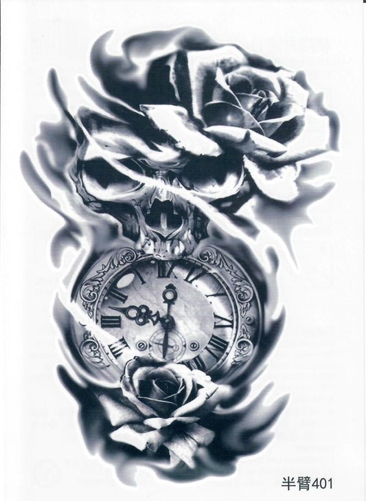 Half Sleeve Tattoo Sticker 21cmX15cm (401)