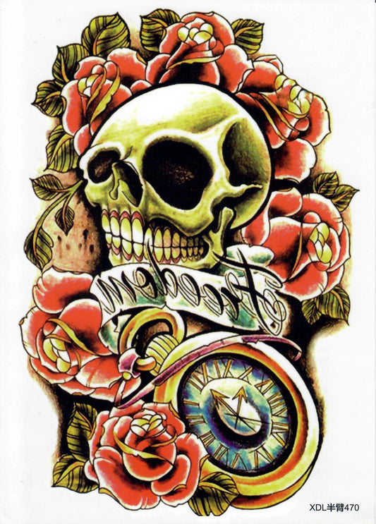 Half Sleeve Tattoo Sticker 21cmX15cm (470)