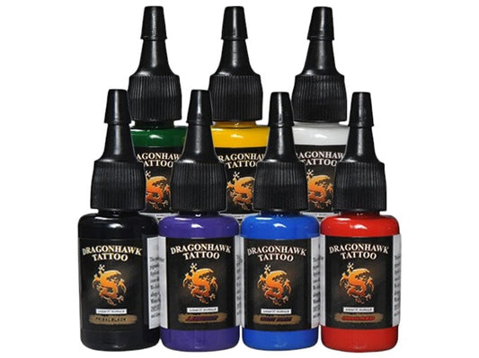 7 Different Color Ink 0.5 oz each Practice Ink