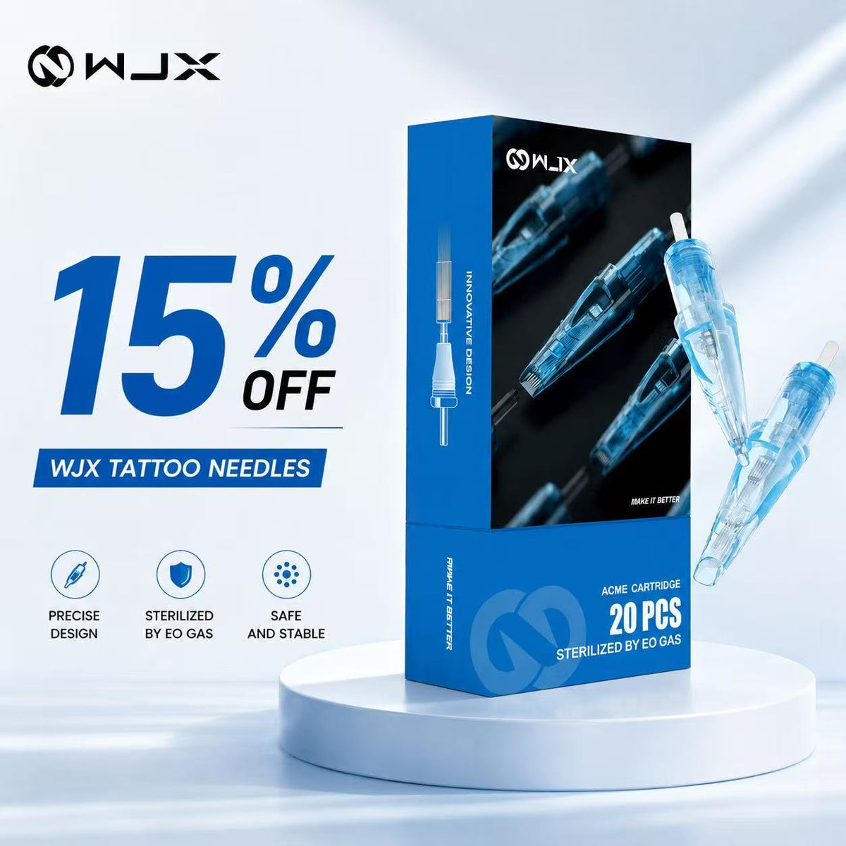 WJX Mixed Cartridge Needles - Professional Tattoo Supplies NZ | Tattoo Warehouse