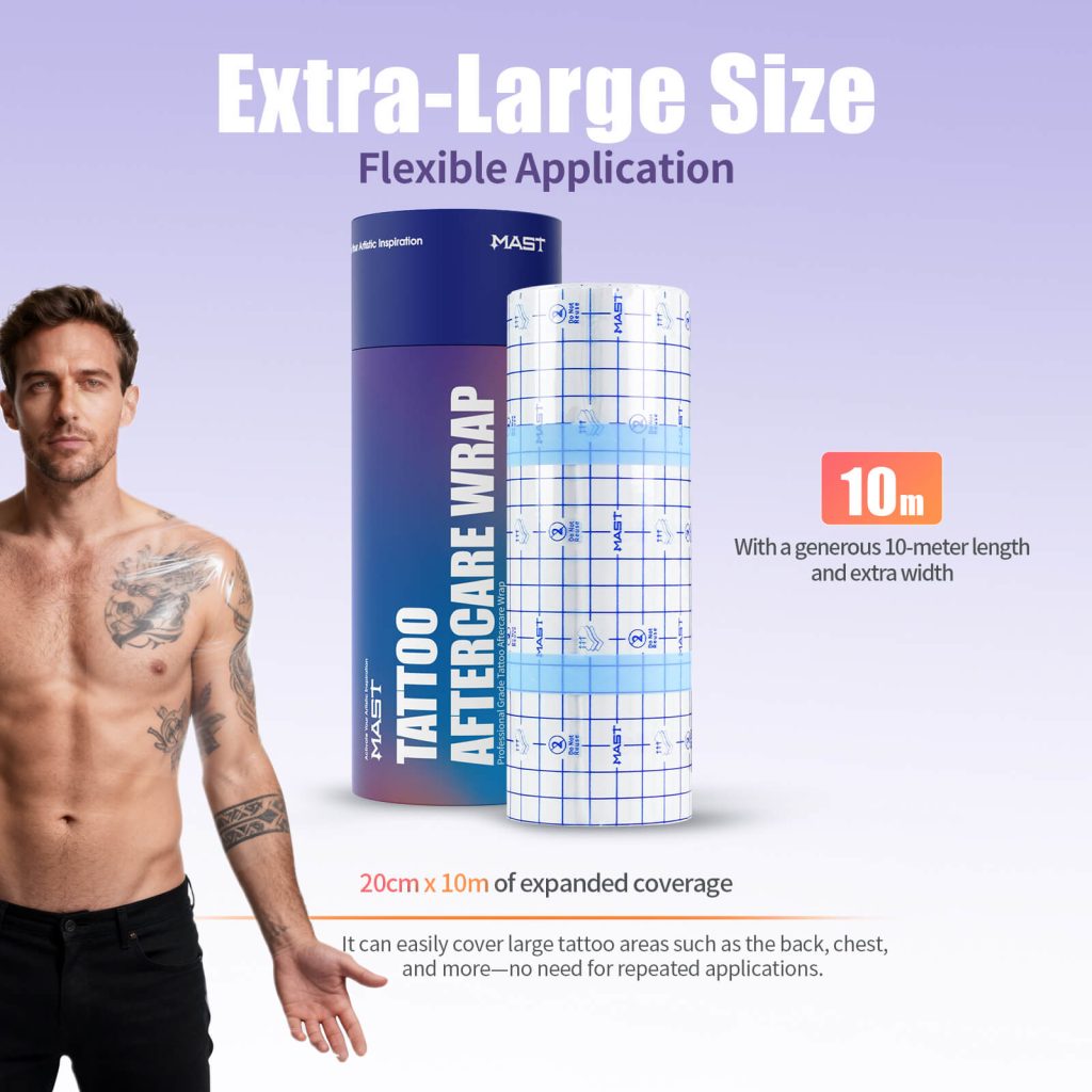 Mast Tattoo Aftercare Wrap Dual-Tear Tattoo Protection Film