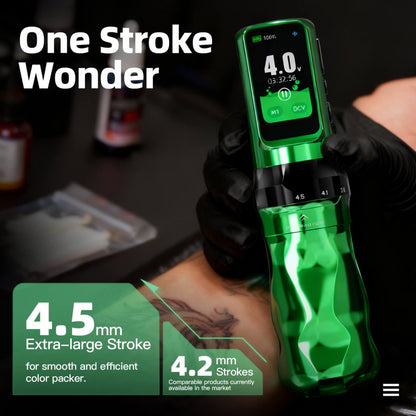 Tattoo Kit | Dragonhawk Fold Pro Year of Horse Edition Tattoo Machine Pen Wireless Professional Bundle WQP126