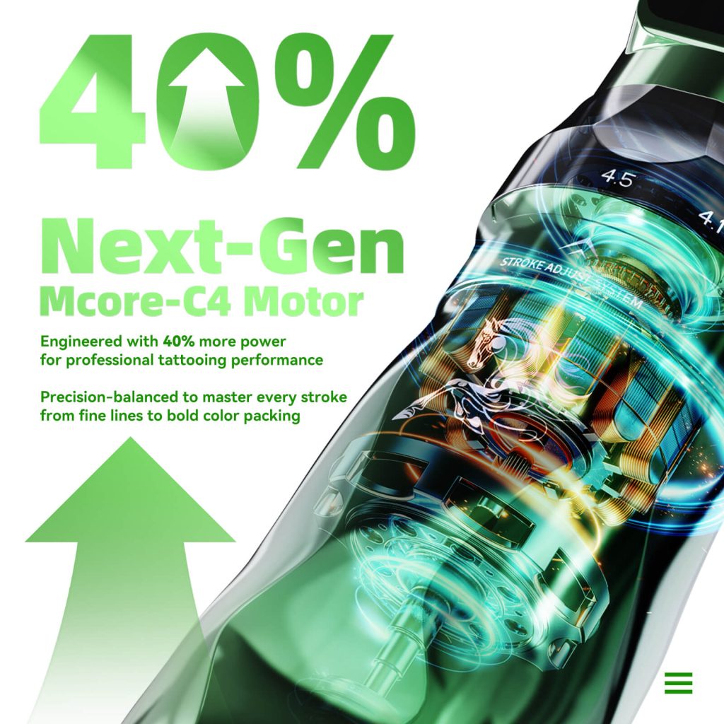 Tattoo Kit | Dragonhawk Fold Pro Year of Horse Edition Tattoo Machine Pen Wireless Professional Bundle WQP126