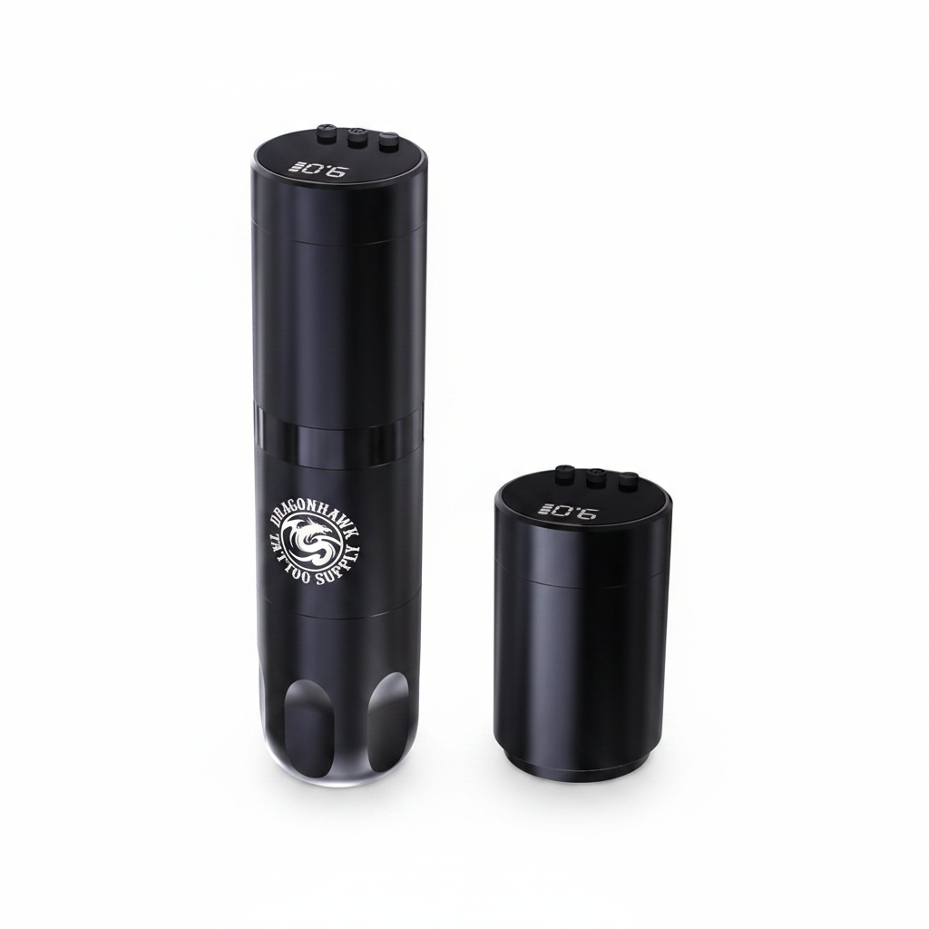 Dragonhawk Battery - White Background Square