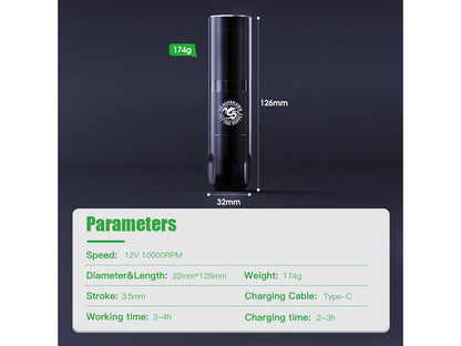 Dragonhawk Wirless Pen Machine with Batteries