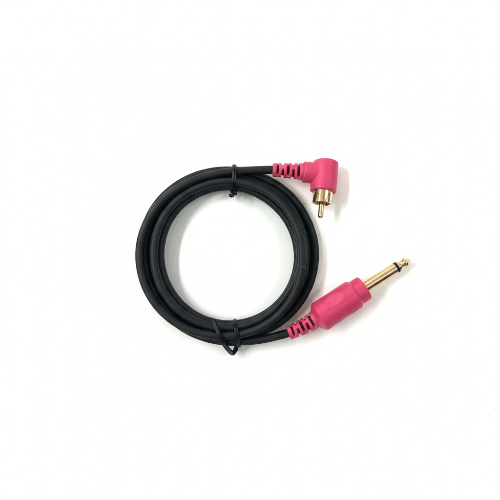 RCA Clip Cord - White Background