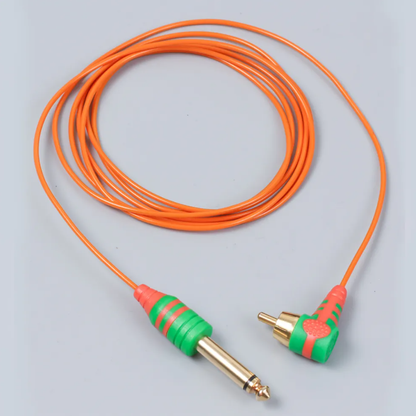 Dragonhawk Tattoo RCA Cord for Tattoo Machines Power Box Connected