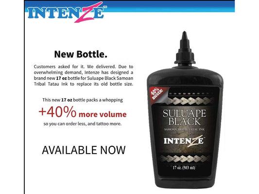Suluape Black Samoan Tribal Tatau Ink 17oz