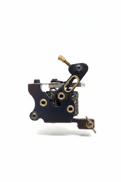 Tattoo machine on white background