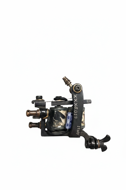 Tattoo machine white background - preserved